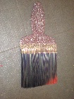 Floral professional paint brush.